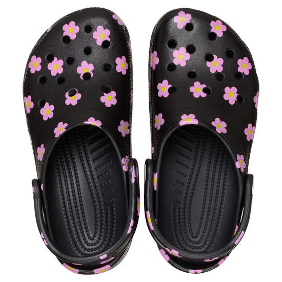 Crocs Kids' Classic Flower Clog